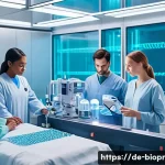 바이오프린팅의 윤리적 문제와 논의 - **Prompt:** A diverse group of dedicated doctors and a hopeful young patient (wearing a clean, modes...